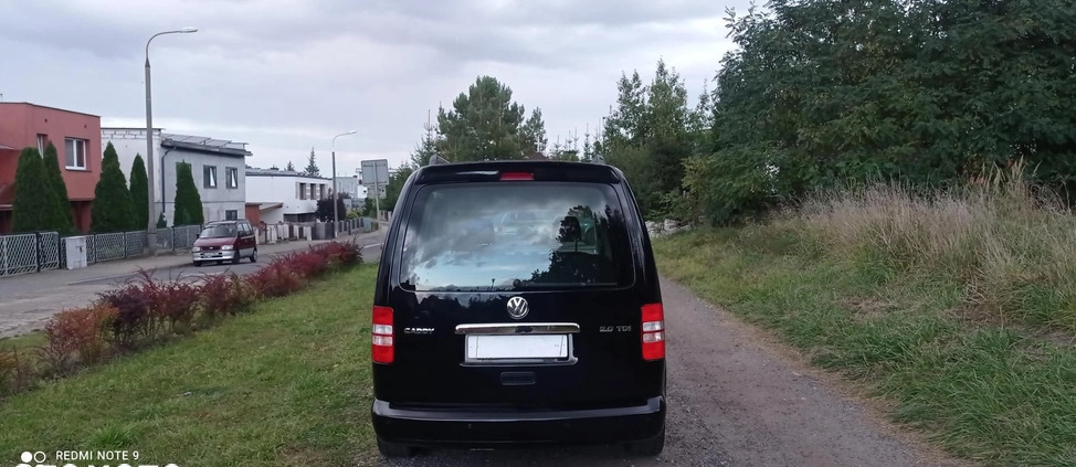 Volkswagen Caddy cena 44900 przebieg: 179000, rok produkcji 2014 z Chodzież małe 352